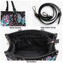 I Believe There Are Angels Among Us Floral Butterfly Inspirational Hippie Leather Bag _7_ RgKgc