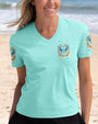 I Believe There Are Angels Among Us Floral Peace Sign Wings AOP Shirts _12_ CkLZs