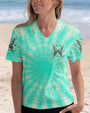 I Believe There Are Angels Among Us Green Rose Butterfly Tie Dye AOP Shirts _11_ ksro3