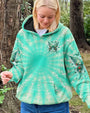 I Believe There Are Angels Among Us Green Rose Butterfly Tie Dye AOP Shirts _13_ pKm4s