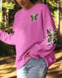 I Believe There Are Angels Among Us Hippie Butterfly and Peace Sign AOP Shirts _2_ W1yDa
