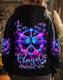 I Believe There Are Angels Among Us Neon Dragonfly Floral Peace Sign AOP Shirts _8_ jU2eR