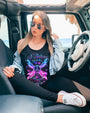 I Believe There Are Angels Among Us Neon Peace Sign with Wings Graphic AOP Shirts _9_ VpcPL