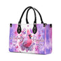 I Believe There Are Angels Among Us Pastel Cardinal Hippie Leather Bag for Women _2_ EHba2