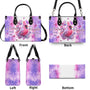 I Believe There Are Angels Among Us Pastel Cardinal Hippie Leather Bag for Women _9_ MxJit