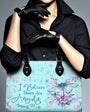 I Believe There Are Angels Among Us Pastel Dragonfly Floral Hippie Leather Bag _2_ pxVQW