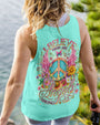 I Believe There Are Angels Among Us Peace Symbol and Flower Design for Women AOP Shirts _13_ o87kk