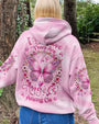 I Believe There Are Angels Among Us Pink Butterfly Memorial AOP Shirts _9_ MWkfS