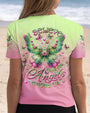 I Believe There Are Angels Among Us Pink and Green Butterfly Colorful AOP Shirts _5_ mfdjx