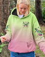 I Believe There Are Angels Among Us Pink and Green Butterfly Colorful AOP Shirts _6_ RDzXq