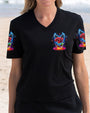 I Believe There Are Angels Among Us Rose with Blue Wings Inspirational Graphic AOP Shirts _4_ I20ce