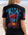 I Believe There Are Angels Among Us Rose with Blue Wings Inspirational Graphic AOP Shirts _5_ N8vab