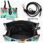 I Believe There Are Angels Among Us Sunflower Butterfly Peace Sign Wings Hippie Leather Bag _10_ hl1z1