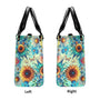 I Believe There Are Angels Among Us Sunflower Butterfly Peace Sign Wings Hippie Leather Bag _4_ 4hE6h