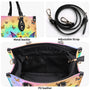 I Believe There Are Angels Among Us Tie Dye Colorful Butterfly Peace Sign Hippie Leather Bag _10_ qVBQ8