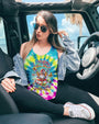 I Believe There Are Angels Among Us Tie Dye Gnome Peace Sign AOP Shirts _9_ 8cdbv