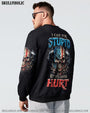 I Can Fix Stupid But Its Gonna Hurt Patriotic Skull USA Flag Funny Mechanic AOP Shirts _15_ kBLJB