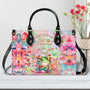I Don_E2_80_99t Have the Energy to Pretend I Like You Today Funny Grumpy Frog Hippie Leather Bag _1_ 9BU0Q