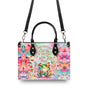 I Don_E2_80_99t Have the Energy to Pretend I Like You Today Funny Grumpy Frog Hippie Leather Bag _2_ HbmuW