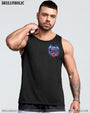 I Have 3 Sides Patriotic American Flag Skull Funny Crazy Graphic AOP Shirts _18_ taqP2