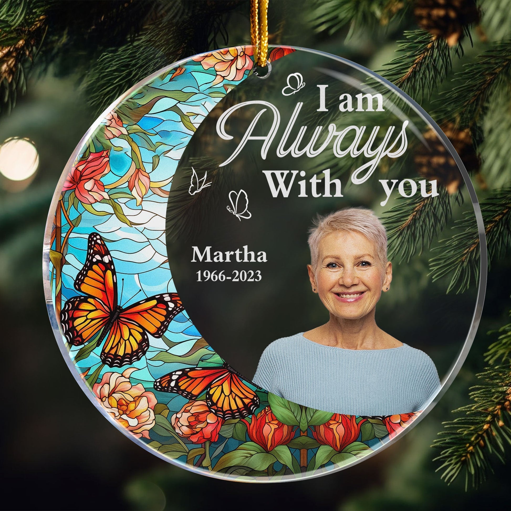 I_m Always With You For Loss Of Loved Ones Personalized Acrylic Photo Ornament1_f259076c c31c 485a be6d 93c96ca6cfa7