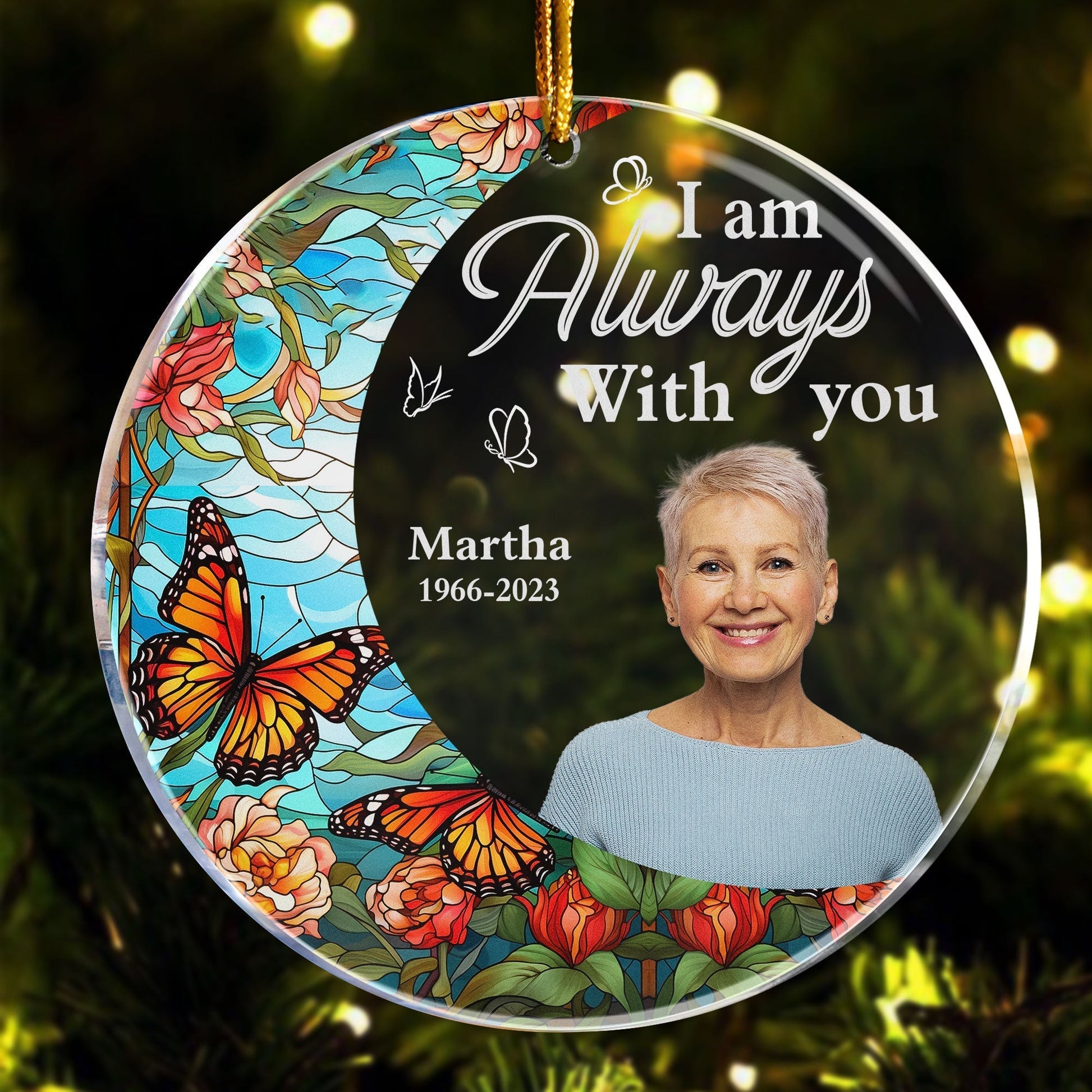 I_m Always With You For Loss Of Loved Ones Personalized Acrylic Photo Ornament4_c4bfda95 5f20 4f6a 9926 227bb63e3d8e