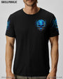 Ill Put You In The Trunk Don_E2_80_99t Test Me Blue Flame Skull Quote AOP Shirts _5_ EsdLD