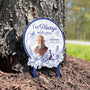 Im Always With You Toile De Jouy Style Personalized Metal Photo Garden Stake_4