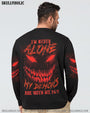 Im Never Alone My Demons Are With Me 247 Dark Red Skull Gothic Horro AOP Shirts _12_ Tp8Zw