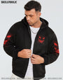 Im Never Alone My Demons Are With Me 247 Dark Red Skull Gothic Horro AOP Shirts _13_ dKyP5