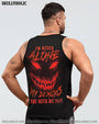 Im Never Alone My Demons Are With Me 247 Dark Red Skull Gothic Horro AOP Shirts _16_ CLjGH