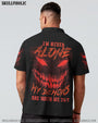 Im Never Alone My Demons Are With Me 247 Dark Red Skull Gothic Horro AOP Shirts _4_ DIO8c