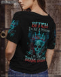 Im Not A Princess Im The F Queen Funny Skyll Gothic Queen Graphic for Women AOP Shirts _12_ QqT20