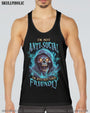 Im Not Anti Social Im Just Not User Friendly Grim Reaper Skull Graphic AOP Shirts _13_ e9uGl