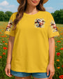 Im Sorry Did I Roll My Eyes Out Loud Cow Funny Cow with Peace and Daisies AOP Shirts _5_ 8IdWU