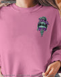 Im a B Dont Try Me Pink Skull and Rose Floral Attitude Graphic for Women AOP Shirts _11_ 0bEm3