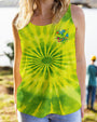 Imagine All The People Living Life in Peace Butterfly Peace Green Tie Dye Design AOP Shirts _12_ 04nBA