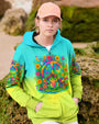 Imagine All The People Living Life in Peace Frog and Peace Symbol Tie Dye Design AOP Shirts _11_ kb481