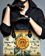 Imagine All the People Living Life in Peace Sunflower Peace Sign Hippie Leather Bag _11_ nyAxk