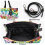 Imagine All the People Living Life in Peace Tie Dye Colorful Peace Sign Hippie Leather Bag _10_ HJoY2