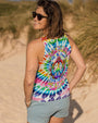 Imagine All the People Living Life in Peace Tie Dye Peace Sign Rainbow Hippie AOP Shirts _13_ sntG2