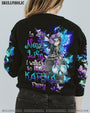 In My Next Life I Want to Be the Karma Fairy Goth Skull and Butterfly Graphic AOP Shirts _5_ Zx46L