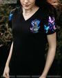 In My Next Life I Want to Be the Karma Fairy Goth Skull and Butterfly Graphic AOP Shirts _9_ 3ciCp