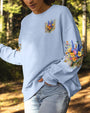 In a Field of Roses Be a Wildflower Vintage Floral Graphic for Women AOP Shirts _4_ 464Zs