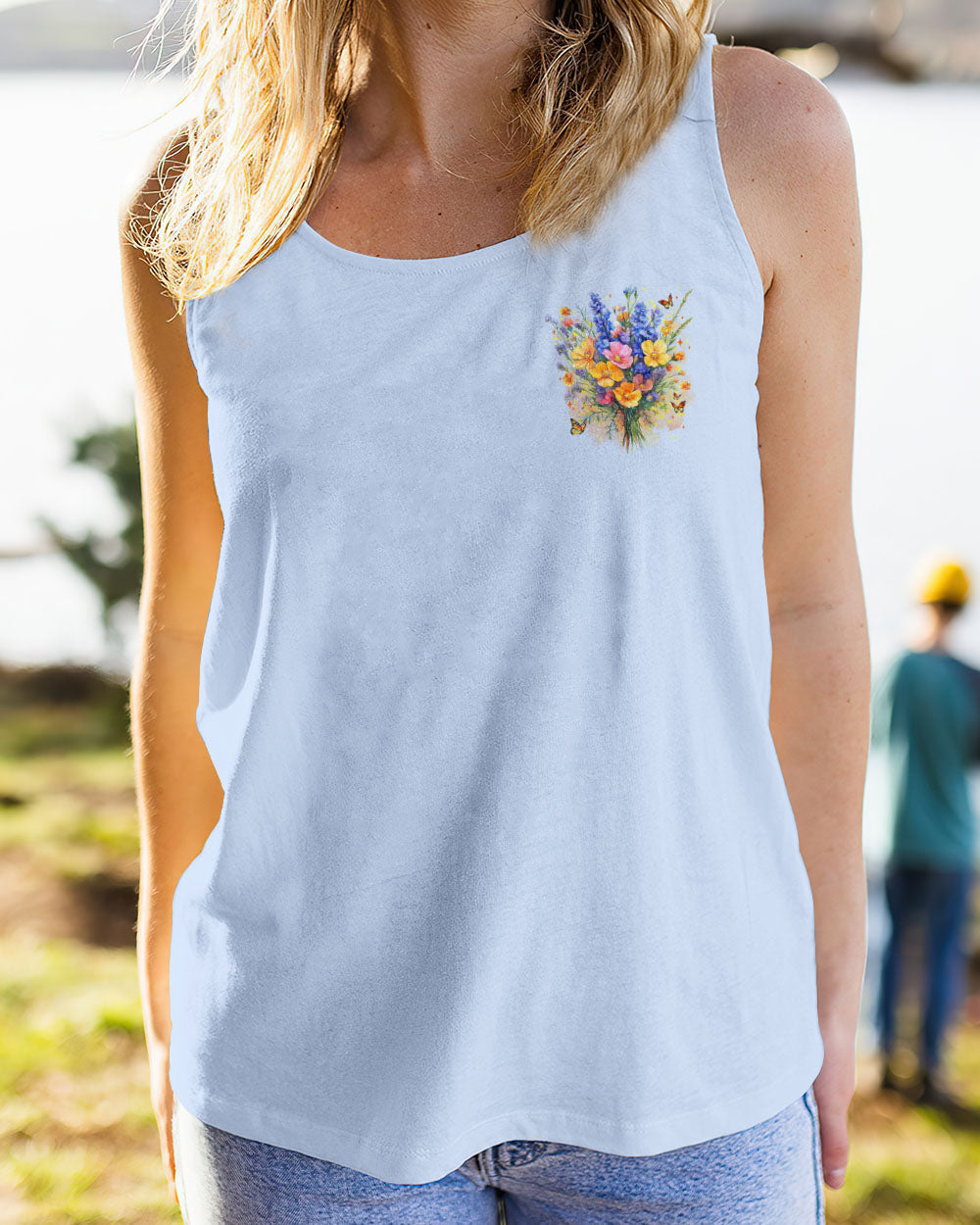 In a Field of Roses Be a Wildflower Vintage Floral Graphic for Women AOP Shirts _8_ uRda4