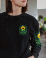 In a World Full of Roses Be a Sunflower Positive Sunflower Inspirational AOP Shirts _7_ DT5cY