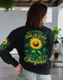 In a World Full of Roses Be a Sunflower Positive Sunflower Inspirational AOP Shirts _8_ eknrL