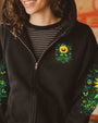 In a World Full of Roses Be a Sunflower Positive Sunflower Inspirational AOP Shirts _9_ G0Vix