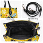 In a World Where You Can Be Anything Bee Kind Yellow Bee and Daisy Leather Bag _6_ Tp9Lp