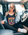Inner Harmony Hippie Trippy Meditating Frog Tie Dye Style AOP Shirts _5_ PVUQc
